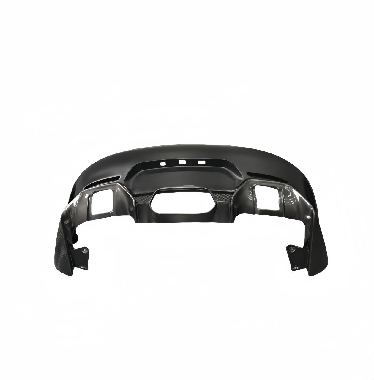 Mercedes Benz AMG GT GTS C190 2016 2017 2018 2019 2020 2021 with Aftermarket Parts - Rear Bumper Carbon Fiber from Aero Republic