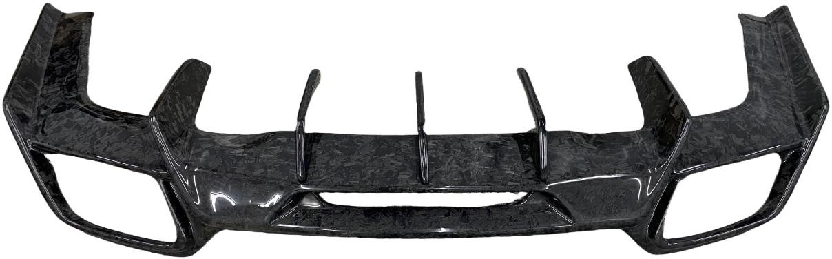 Mercedes Benz AMG GT GTS C190 2015 2016 2017 2018 2019 2020 2021 with Aftermarket Parts - RT Style Rear Diffuser Carbon Fiber from Aero Republic