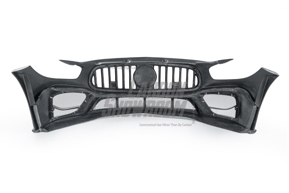 Mercedes Benz AMG GT GTS GTC C190 2016 2017 2018 2019 2020 2021 with Aftermarket Parts - IMP Style Front Bumper Carbon Fiber from Aero Republic