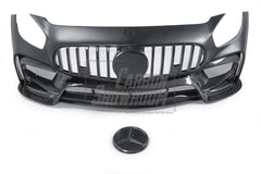Mercedes Benz AMG GT GTS GTC C190 2016 2017 2018 2019 2020 2021 with Aftermarket Parts - IMP Style Front Bumper Carbon Fiber from Aero Republic