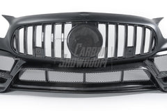 Mercedes Benz AMG GT GTS GTC C190 2016 2017 2018 2019 2020 2021 with Aftermarket Parts - IMP Style Front Bumper Carbon Fiber from Aero Republic