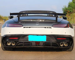 Mercedes Benz AMG GT GTS GTC C190 2018-2021 with Aero Republic's Aftermarket Parts - Rear Wing Carbon Fiber. A complete transformation of style and performance.