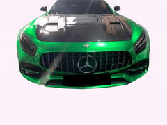 Mercedes Benz AMG GT GTS GTC GTR Pro C190 2015 2016 2017 2018 2019 2020 2021 with Aftermarket Parts - IMP Style Hood Pre-preg Carbon Fiber from Aero Republic