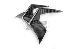Mercedes Benz AMG GTR C190 2017 2018 2019 2020 2021 with Aftermarket Parts - Front Canards Pre-preg Carbon Fiber from Aero Republic