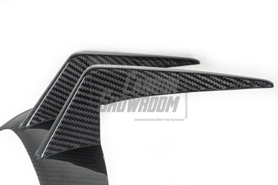 Mercedes Benz AMG GTR C190 2017 2018 2019 2020 2021 with Aftermarket Parts - Front Canards Pre-preg Carbon Fiber from Aero Republic