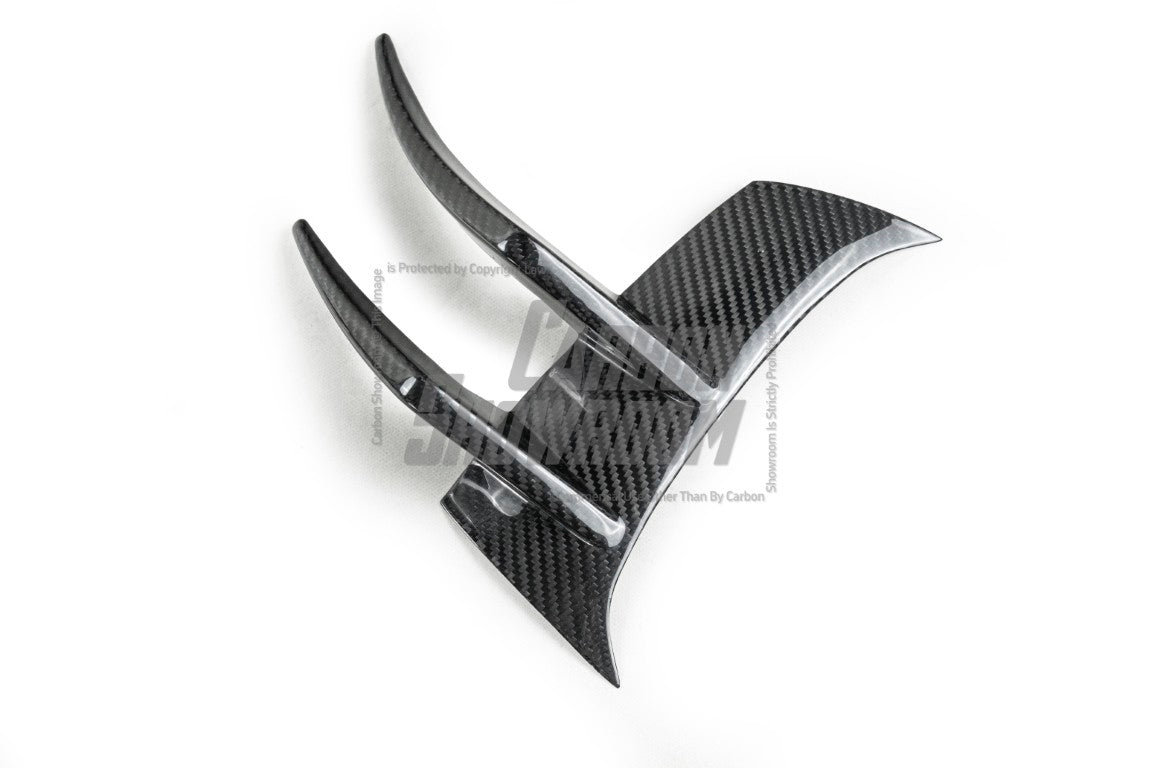 Mercedes Benz AMG GTR C190 2017 2018 2019 2020 2021 with Aftermarket Parts - Front Canards Pre-preg Carbon Fiber from Aero Republic