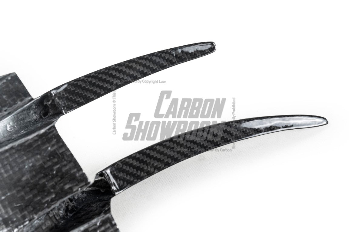 Mercedes Benz AMG GTR C190 2017 2018 2019 2020 2021 with Aftermarket Parts - Front Canards Pre-preg Carbon Fiber from Aero Republic