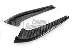Mercedes Benz AMG GTR C190 2017 2018 2019 2020 2021 with Aftermarket Parts - R Style Front Canards Pre-preg Carbon Fiber from Aero Republic