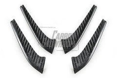 Mercedes Benz AMG GTR C190 2017 2018 2019 2020 2021 with Aftermarket Parts - R Style Front Canards Pre-preg Carbon Fiber from Aero Republic