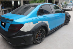 Mercedes Benz C-Class C300 C280 W204 2007 2008 2009 2010 2011 with Aftermarket Parts - Black Series Conversion Style Hood Carbon Fiber / FRP from Aero Republic