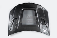 Mercedes Benz C-Class C350 C300 C250 Luxury Sport W204 Facelift 2012 2013 2014 with Aftermarket Parts - IMP Style Transperant Tempered Glass Window Hood Carbon Fiber / FRP from Aero Republic