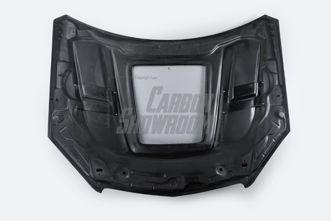 Mercedes Benz C-Class C350 C300 C250 Luxury Sport W204 Facelift 2012 2013 2014 with Aftermarket Parts - IMP Style Transperant Tempered Glass Window Hood Carbon Fiber / FRP from Aero Republic