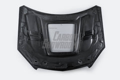 Mercedes Benz C-Class C350 C300 C250 Luxury Sport W204 Facelift 2012 2013 2014 with Aftermarket Parts - IMP Style Transperant Tempered Glass Window Hood Carbon Fiber / FRP from Aero Republic