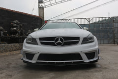 Mercedes Benz C-Class C63 AMG C204 2012 2013 2014 with Aftermarket Parts - Black Series Conversion Style Full Body Kit Carbon Fiber / FRP from Aero Republic