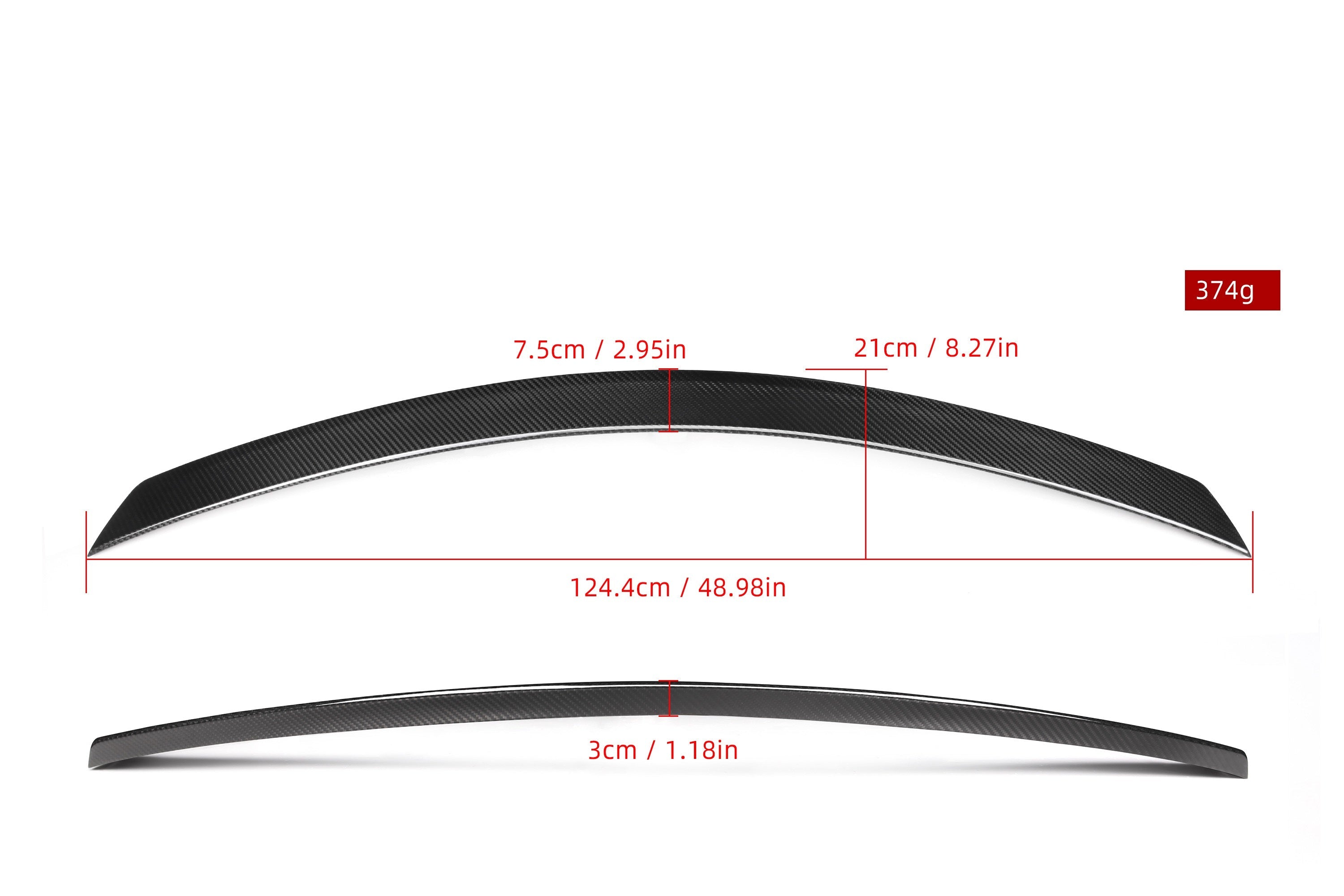 Mercedes Benz C-Class W204 AMG C63 C450 C350 C300 C280 C250 Sedan 2007 2008 2009 2010 2011 2012 2013 2014 with Aftermarket Parts - OE Style Rear Lip Spoiler?Carbon Fiber from Aero Republic