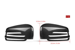 Mercedes Benz CLA Class W117 C117 CLA250 CLA45 AMG 2014 2015 2016 2017 2018 2019 & X117 CLA250 CLA45 AMG 2014 2015 2016 2017 2018 2019 with Aftermarket Parts - OE Style Replacement Mirror Caps Carbon Fiber from Aero Republic
