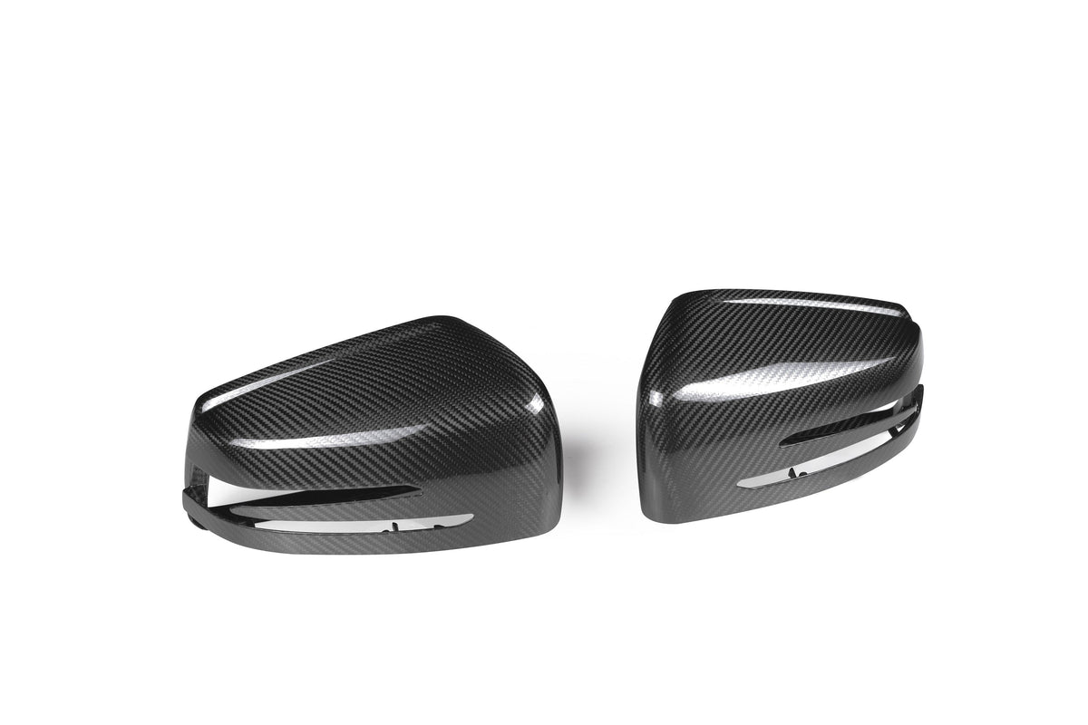Mercedes Benz C Class W204 C250 C300 C450 C63 2010 2011 2012 2013 2014 with Aftermarket Parts - OE Style Replacement Mirror Caps Carbon Fiber from Aero Republic
