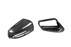 Mercedes Benz CLS Class W218 C218 CLS400 CLS550 CLS63 & X218 CLS400 CLS550 CLS63 2012 2013 2014 2015 2016 with Aftermarket Parts - OE Style Replacement Mirror Caps Carbon Fiber from Aero Republic
