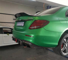Aero Republic R Style Rear Spoiler for Mercedes Benz E-Class E63S AMG E550 W213 2017-2023 & W238 Sedan Carbon Fiber