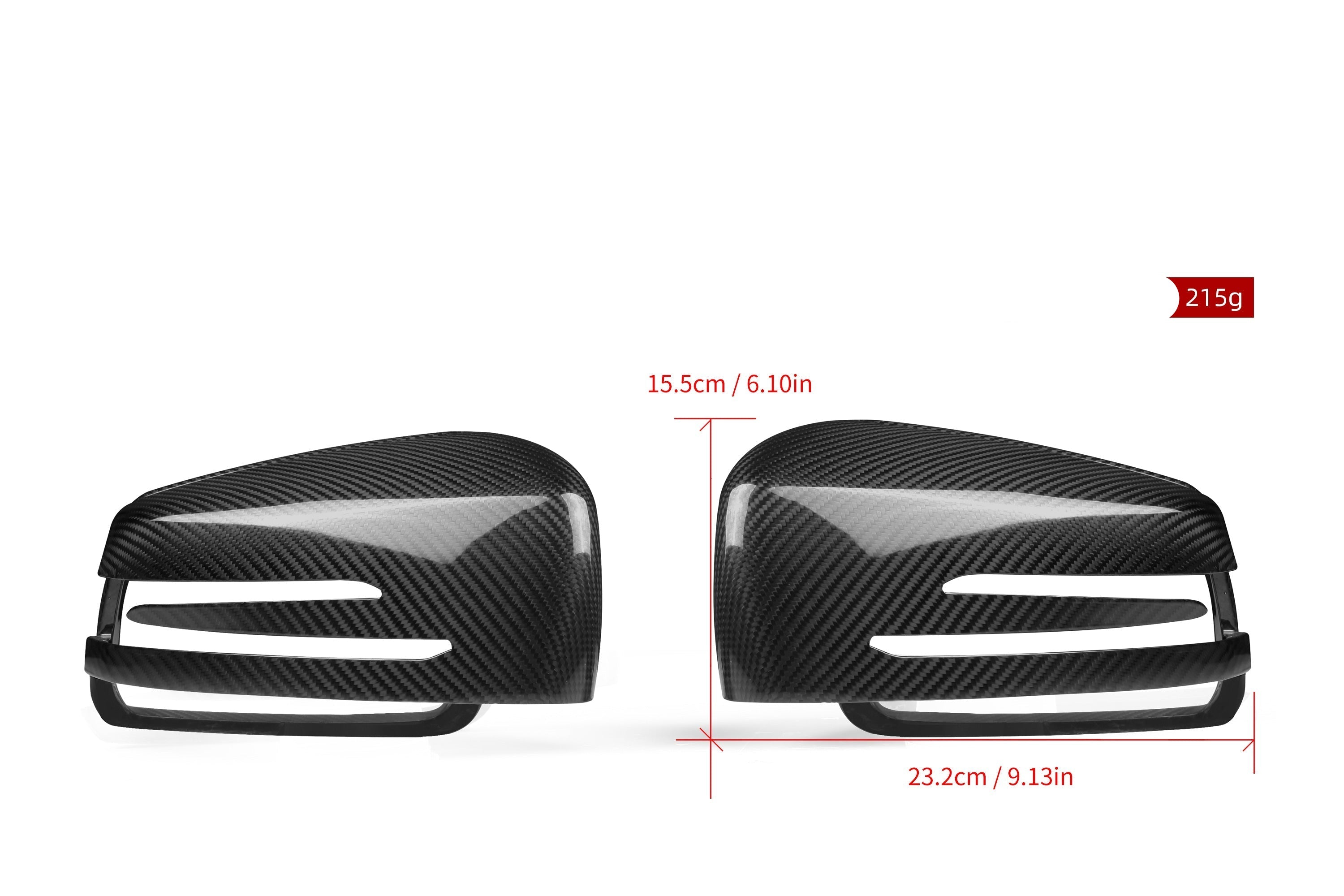 Mercedes Benz E Class E63 E550 E350 W212 S212 C212 A212 4 Door 2010 2011 2012 2013 2014 2015 2016 & 2 Door 2010 2011 2012 2013 2014 2015 2016 2017 with Aftermarket Parts - OE Style Replacement Mirror Caps Carbon Fiber from Aero Republic
