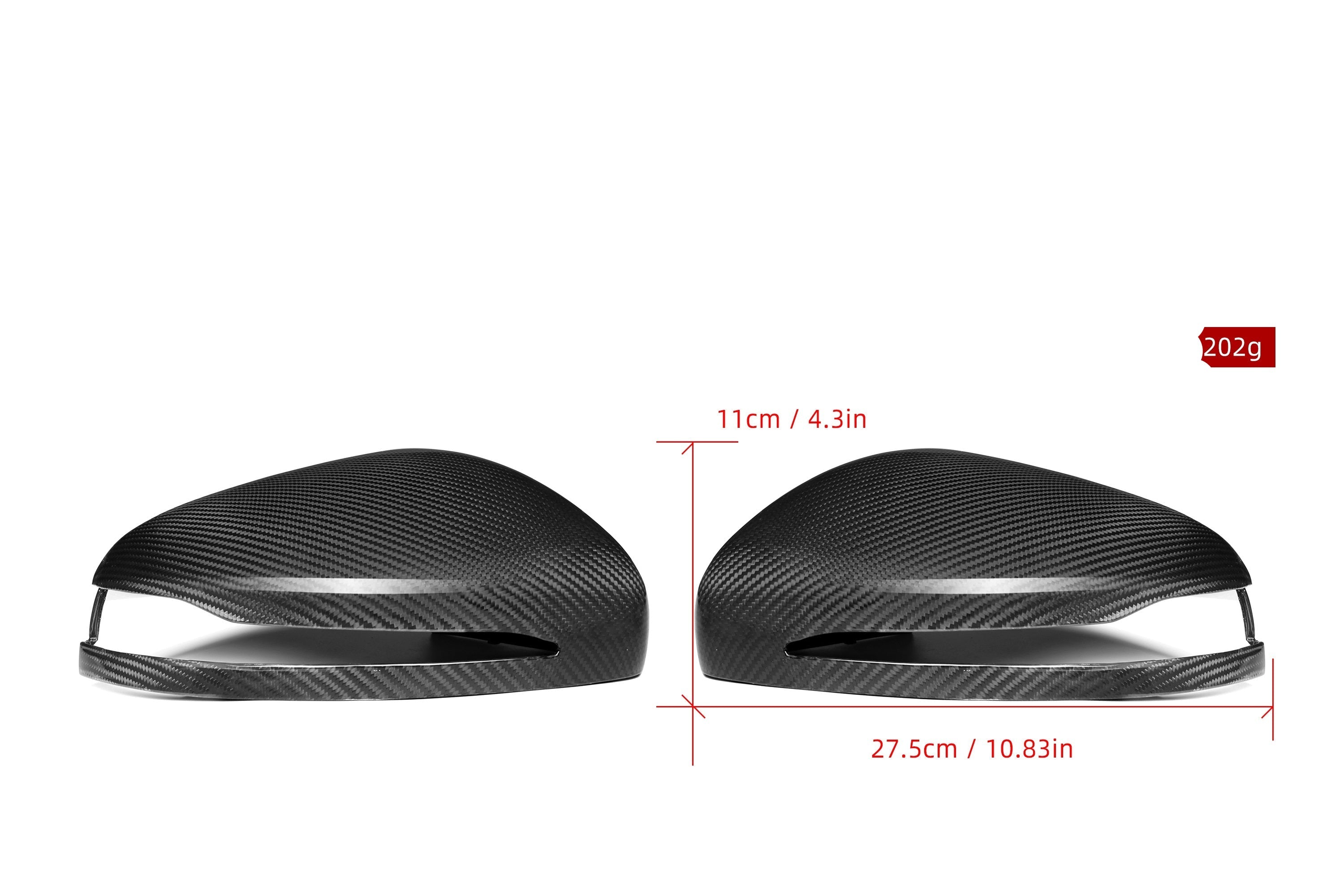 Mercedes Benz G-Class W464 BA06 BA09 G63 G580e G500 G550 G350d 2022-ON with Aftermarket Parts - OE Style Replacement Mirror Caps Pre-preg Carbon Fiber from Aero Republic