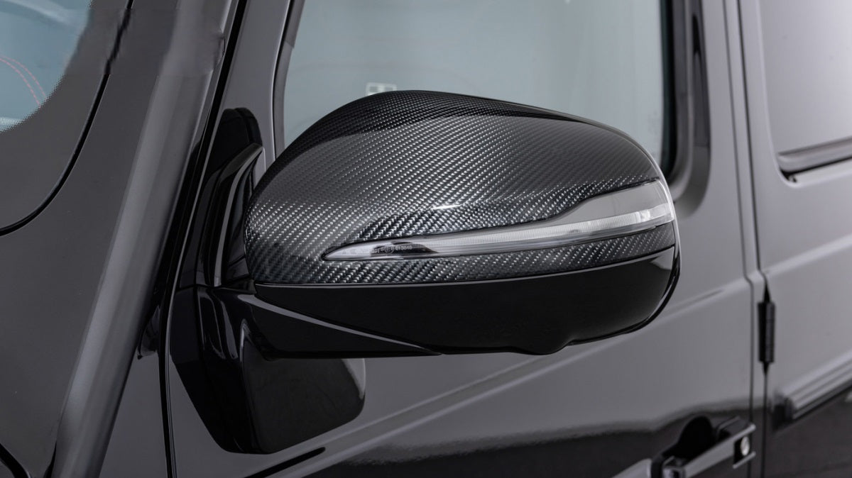 Mercedes Benz G-Class W464 BA06 BA09 G63 G580e G500 G550 G350d 2022-ON with Aftermarket Parts - OE Style Replacement Mirror Caps Pre-preg Carbon Fiber from Aero Republic