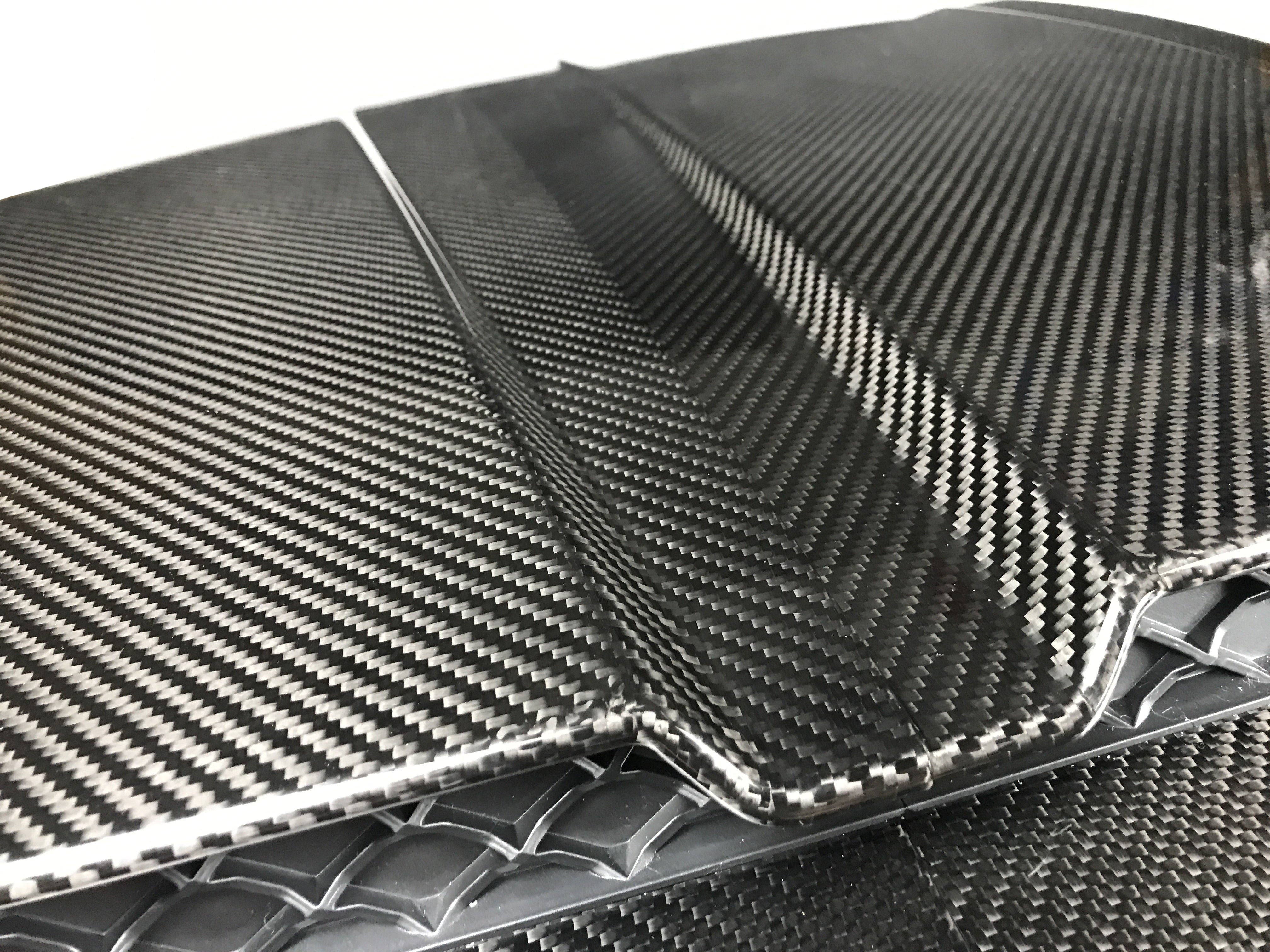 Mercedes Benz G63 AMG G550 W463 W464 2019-ON with Aftermarket Parts - Hood Trim Carbon Fiber / FRP from Aero Republic
