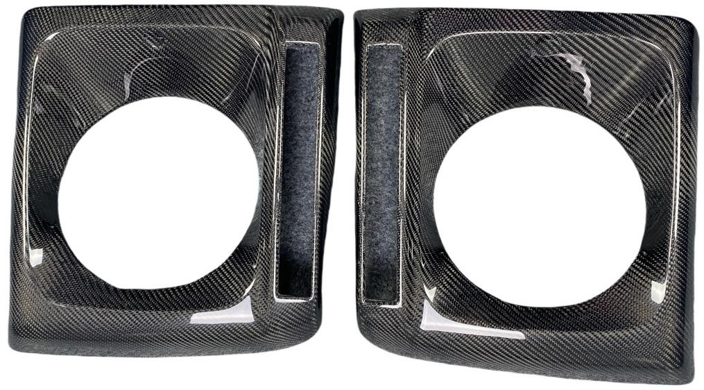 Mercedes Benz G63 AMG G550 W463 W464 2019-ON with Aftermarket Parts - Headlight Surround Bezel Carbon Fiber from Aero Republic