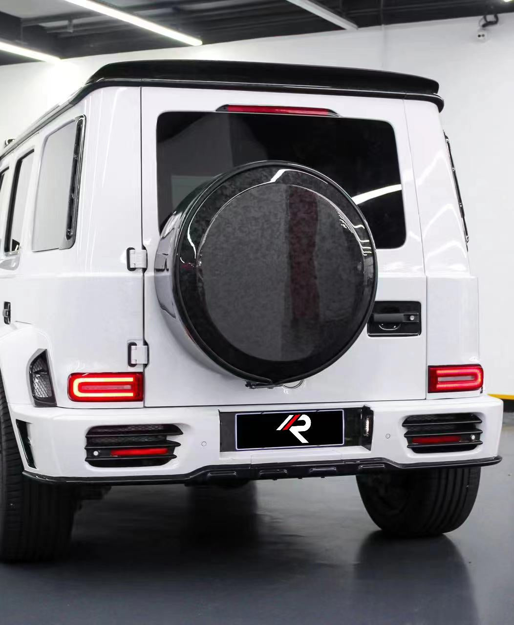 Mercedes Benz G63 AMG G550 W463 W464 2019-ON with Aftermarket Parts - M Style Rear Roof Spoiler Carbon Fiber / FRP from Aero Republic