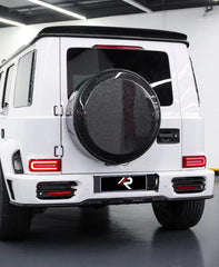 Mercedes Benz G63 AMG G550 W463 W464 2019-ON with Aftermarket Parts - M Style Rear Roof Spoiler Carbon Fiber / FRP from Aero Republic