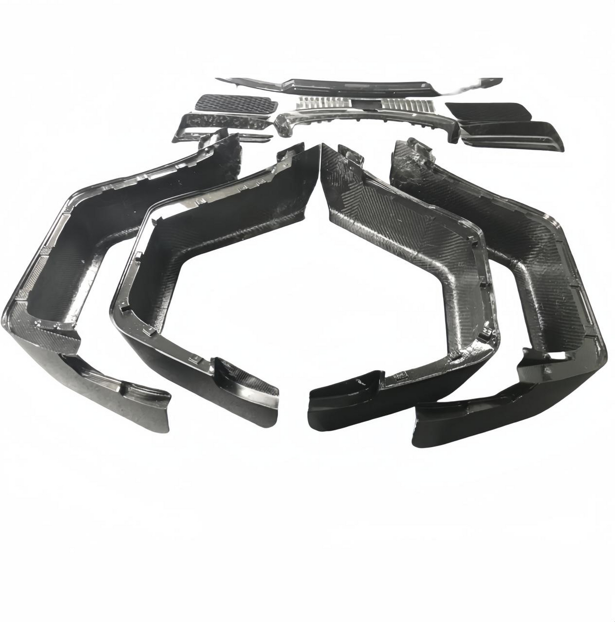 Aero Republic Wheel Arches for Mercedes Benz G-Class G63 AMG G550 W463 2013-2018 Dry Pre-preg Carbon Fiber