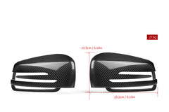 Mercedes Benz GLE-Class W166 GLE63 GLE53 GLE43 GLE450 GLE400 GLE350 2016 2017 2018 2019 with Aftermarket Parts - OE Style Replacement Mirror Caps Carbon Fiber from Aero Republic