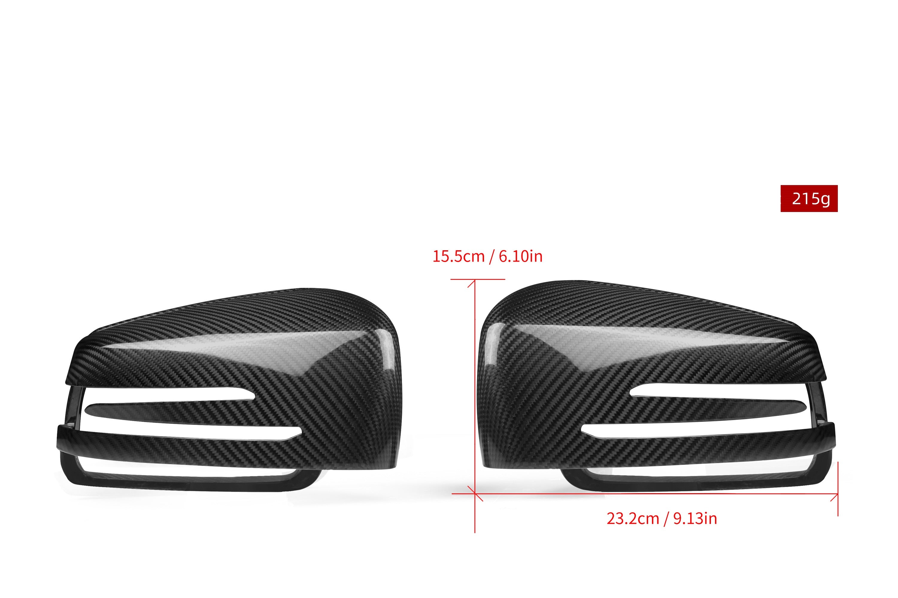 Mercedes Benz GLS-Class X166 W166 AMG GLS63 GLS550 GLS450 GLSL400 Pre-Facelift 2017 2018 2019 with Aftermarket Parts - OE Style Replacement Mirror Caps Carbon Fiber from Aero Republic