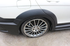 Mercedes Benz W204 C63 AMG 2008 2009 2010 2011 with Aftermarket Parts - Black Series Conversion Style Full Body Kit Carbon Fiber / FRP from Aero Republic