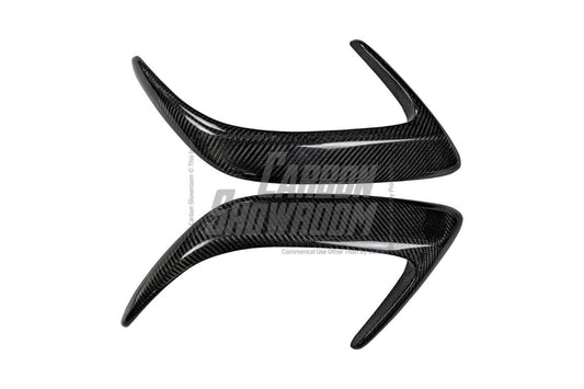 Aero Republic Carbon Fiber Rear Bumper Canards Valences Trim For W205 C300 C43 C63 AMG Coupe Sedan 2 Door 4 Door 2015-ON