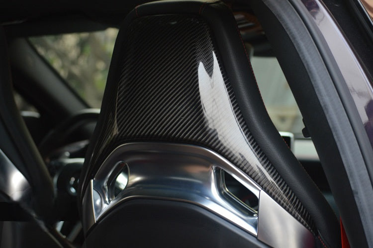 Mercedes Benz W205 AMG C63S C63 2015 2016 2017 2018 2019 2020 2021 with Aftermarket Parts - OE Style Seat Backrest Carbon Fiber / FRP from Aero Republic