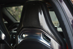 Mercedes Benz W205 AMG C63S C63 2015 2016 2017 2018 2019 2020 2021 with Aftermarket Parts - OE Style Seat Backrest Carbon Fiber / FRP from Aero Republic