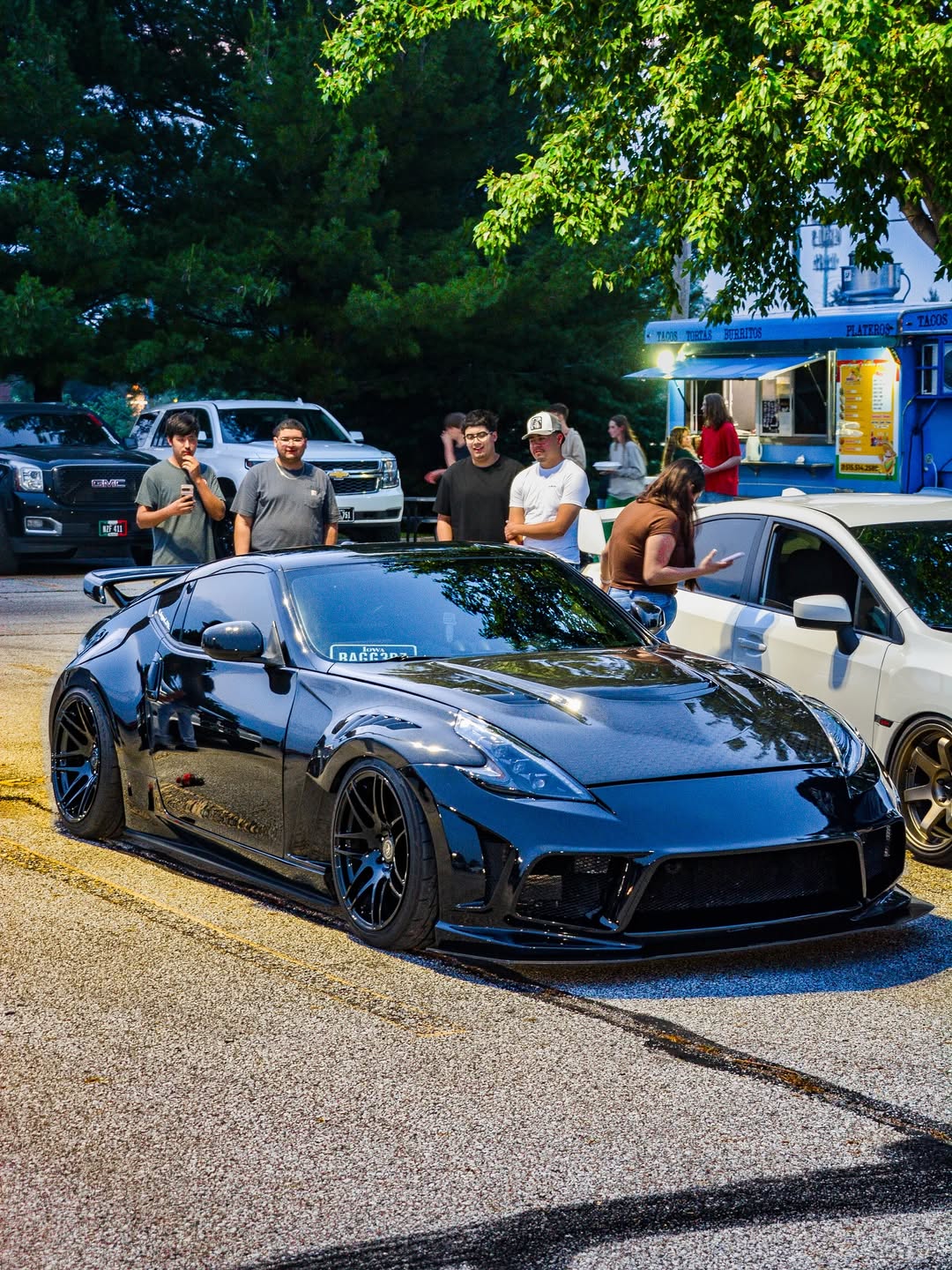 Nissan 370Z Nismo Sport Touring Base Fairlady Z Z34 2009 2010 2011 2012 2013 2014 2015 2016 2017 2018 2019 2020 with Aftermarket Parts - V2 Front Fenders Carbon Fiber from Aero Republic