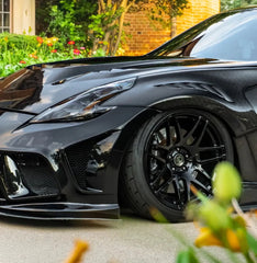 Nissan 370Z Nismo Sport Touring Base Fairlady Z Z34 2009 2010 2011 2012 2013 2014 2015 2016 2017 2018 2019 2020 with Aftermarket Parts - V2 Front Fenders Carbon Fiber from Aero Republic