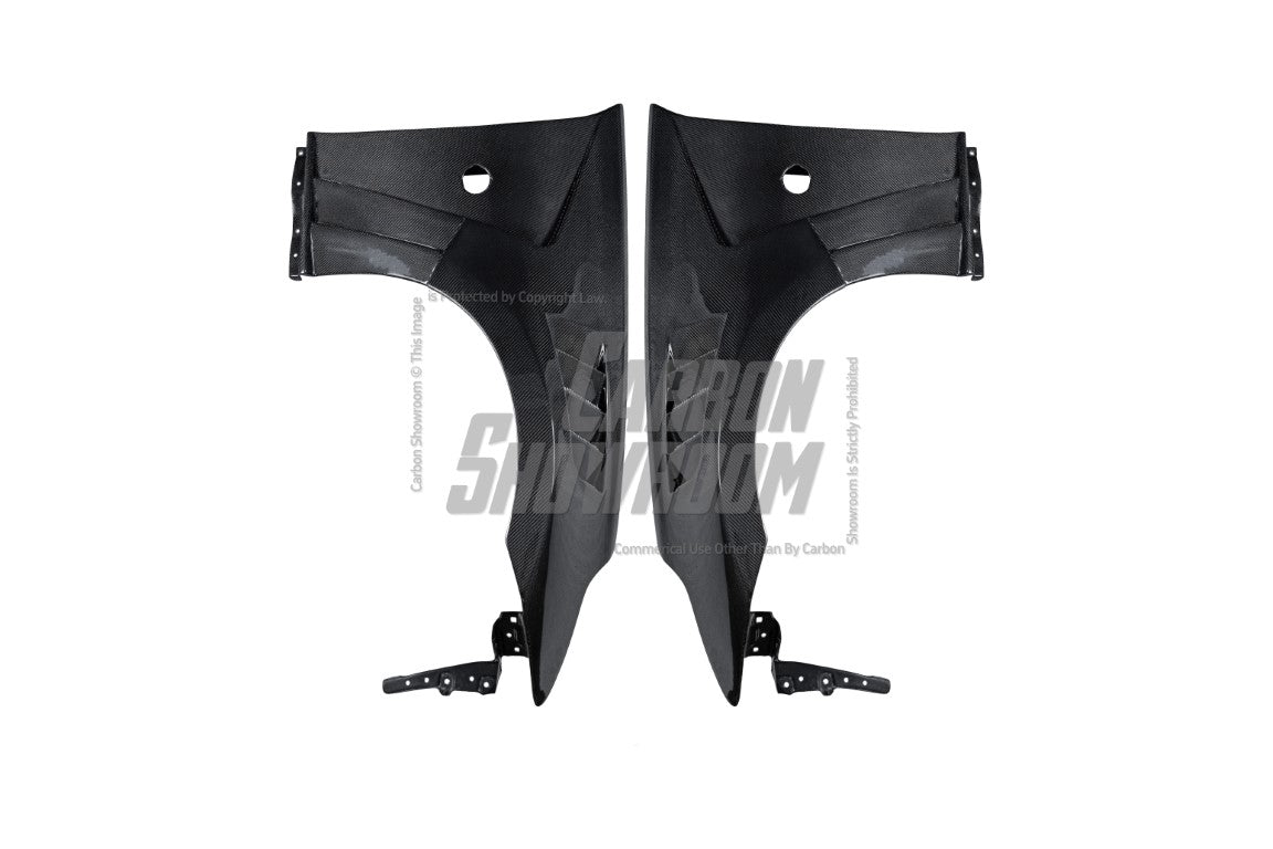 Nissan 370Z Nismo Sport Touring Base Fairlady Z Z34 2009 2010 2011 2012 2013 2014 2015 2016 2017 2018 2019 2020 with Aftermarket Parts - EPA Front Fenders Carbon Fiber from EPR USA