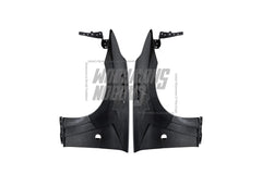 Nissan 370Z Nismo Sport Touring Base Fairlady Z Z34 2009 2010 2011 2012 2013 2014 2015 2016 2017 2018 2019 2020 with Aftermarket Parts - V2 Front Fenders Carbon Fiber from Aero Republic