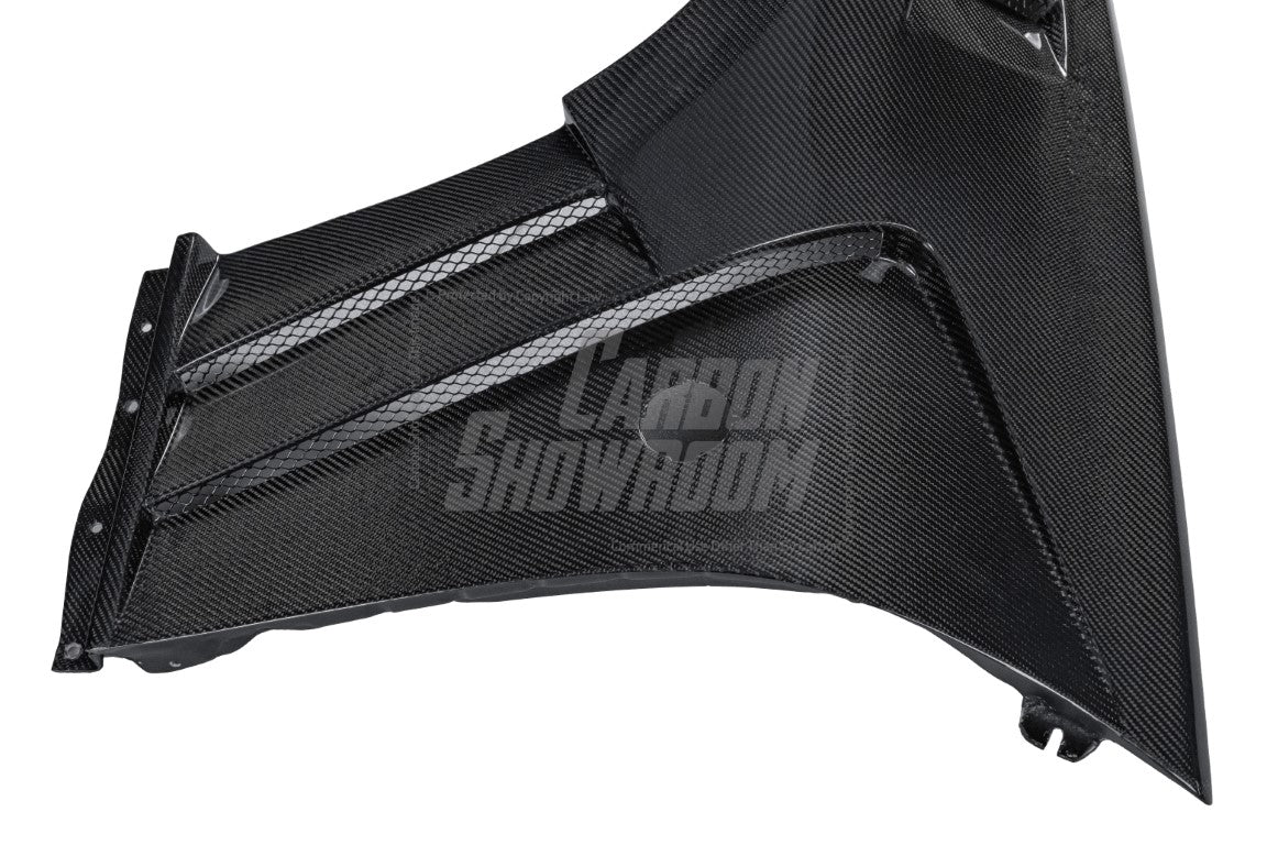 Nissan 370Z Nismo Sport Touring Base Fairlady Z Z34 2009 2010 2011 2012 2013 2014 2015 2016 2017 2018 2019 2020 with Aftermarket Parts - V2 Front Fenders Carbon Fiber from Aero Republic