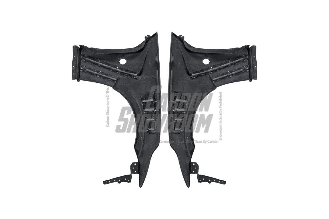 Nissan 370Z Nismo Sport Touring Base Fairlady Z Z34 2009 2010 2011 2012 2013 2014 2015 2016 2017 2018 2019 2020 with Aftermarket Parts - V2 Front Fenders Carbon Fiber from Aero Republic