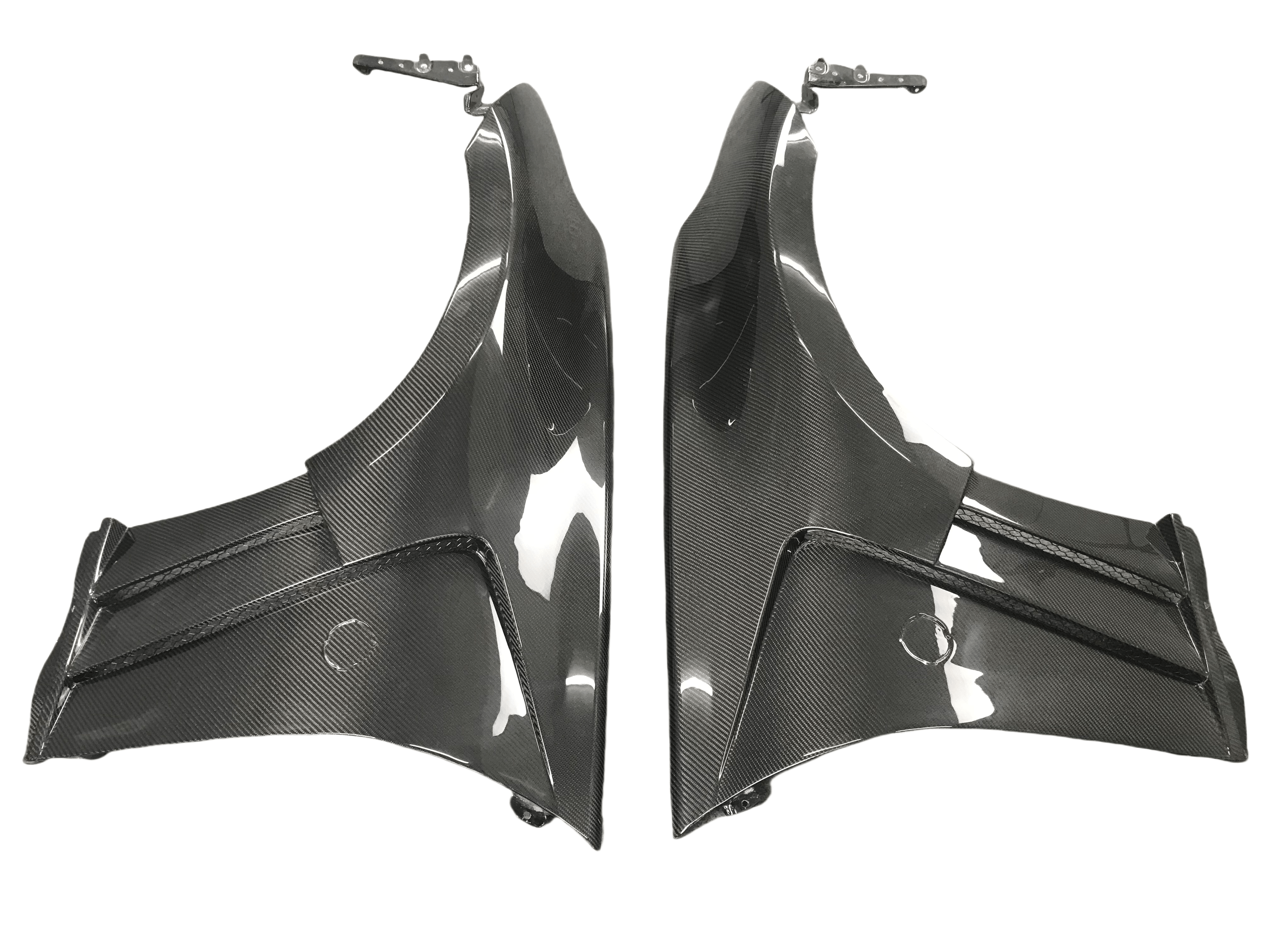 Nissan 370Z Nismo Sport Touring Base Fairlady Z Z34 2009 2010 2011 2012 2013 2014 2015 2016 2017 2018 2019 2020 with Aftermarket Parts - R Front Fenders Carbon Fiber from Aero Republic