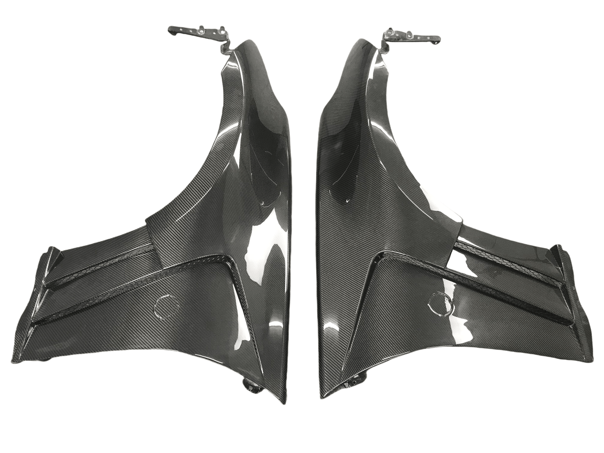 Nissan 370Z Nismo Sport Touring Base Fairlady Z Z34 2009 2010 2011 2012 2013 2014 2015 2016 2017 2018 2019 2020 with Aftermarket Parts - R Front Fenders Carbon Fiber from Aero Republic