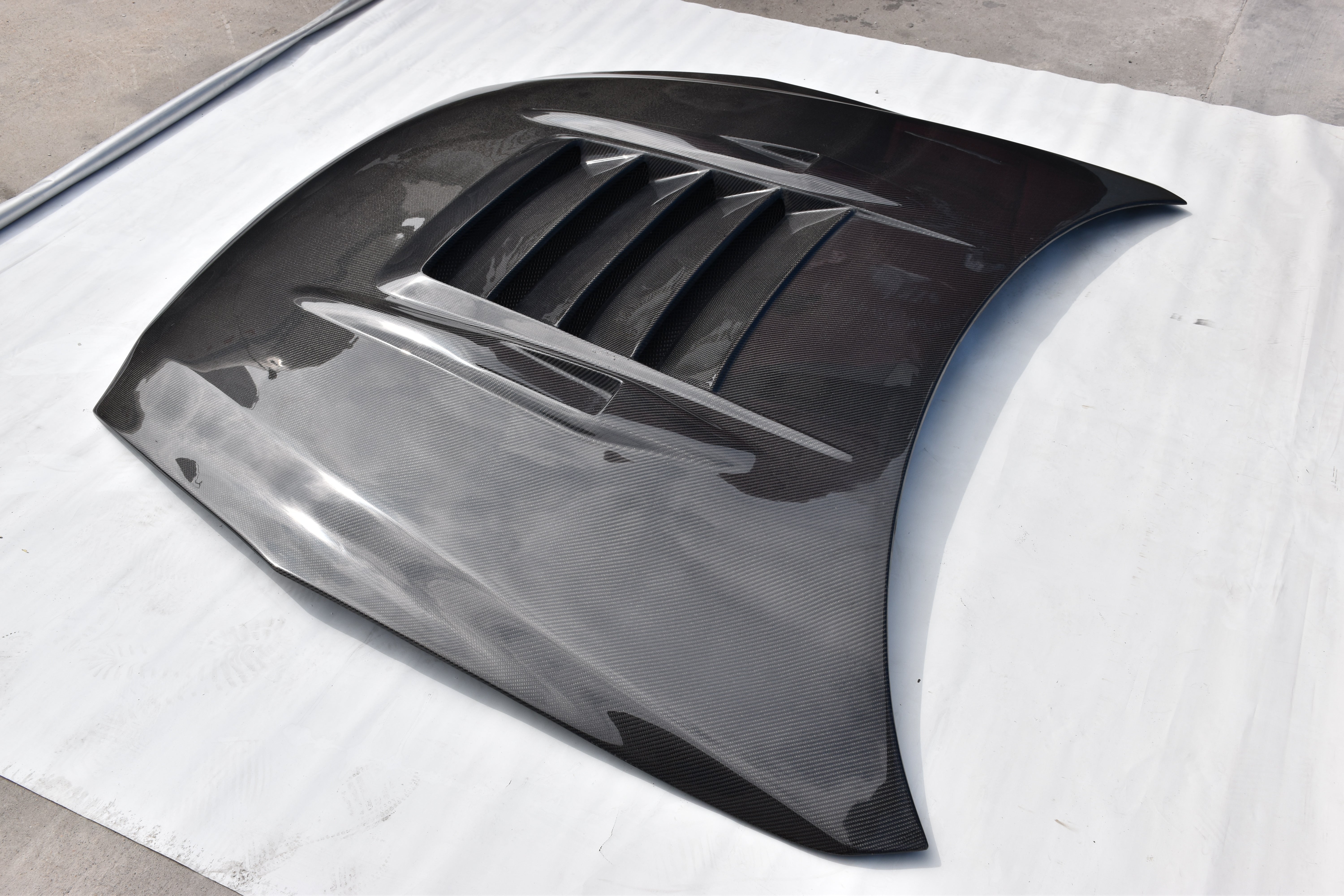 Nissan GTR Nismo T-Spec Premium Pure (for installation on 2008-2016 vehicles, 2017-2024 front bumper is recommended) 2017 2018 2019 2020 2021 2022 2023 2024 with Aftermarket Parts - V1 Hood Carbon Fiber / FRP from Aero Republic