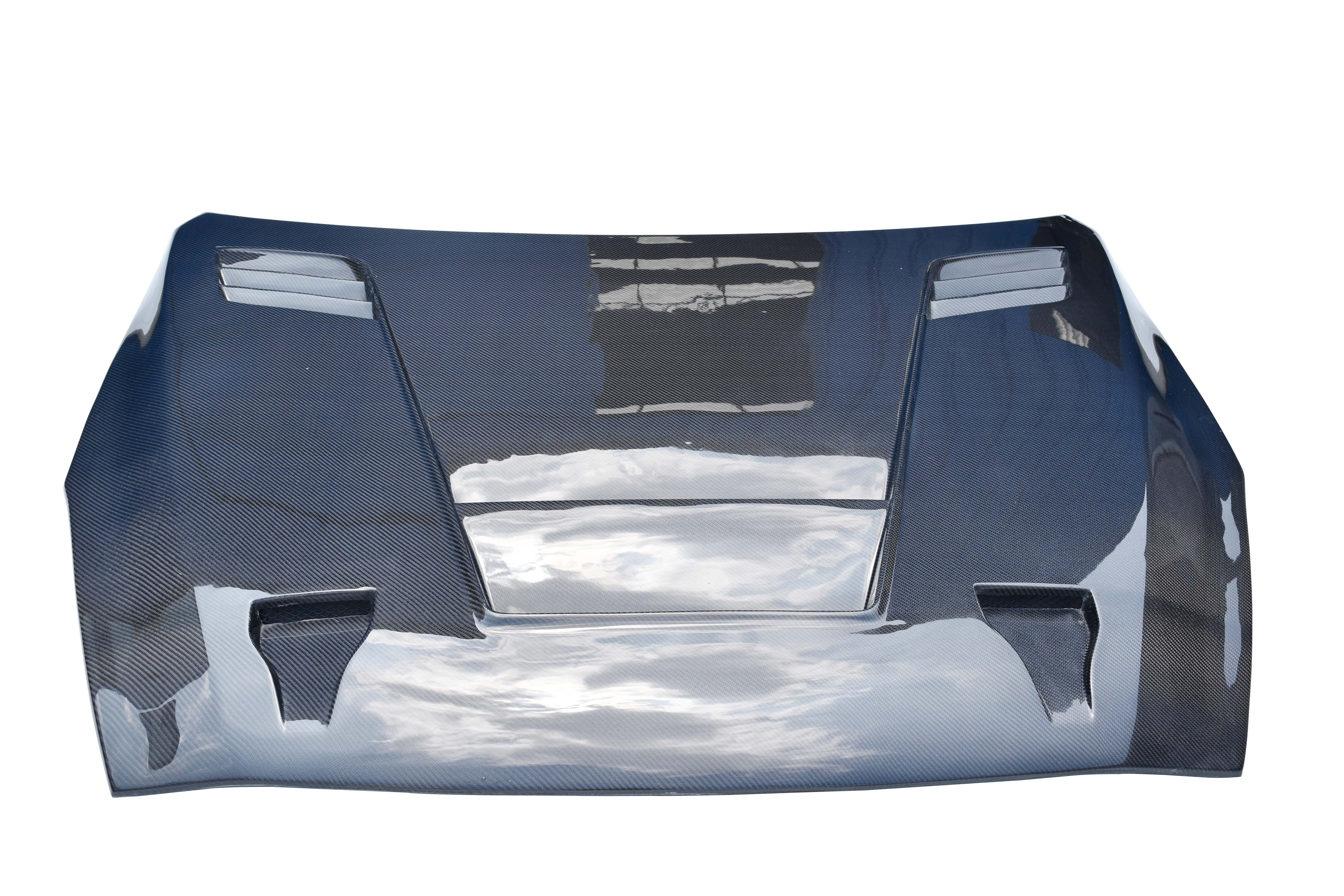 Nissan GTR Nismo T-Spec Premium Pure (for installation on 2008-2016 vehicles, 2017-2024 front bumper is recommended) 2017 2018 2019 2020 2021 2022 2023 2024 with Aftermarket Parts - V3 Hood Carbon Fiber / FRP from Aero Republic