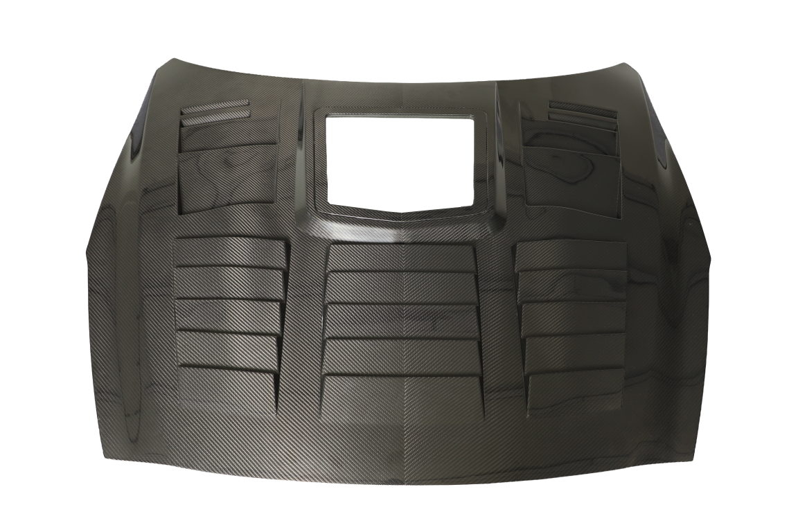 Nissan GTR R35 CBA DBA 2008 2009 2010 2011 2012 2013 2014 2015 2016 (for installation on 2017-2024 vehicles, 2008-2016 front bumper is recommended) with Aftermarket Parts - IMP Style Hood Dry Pre-preg Carbon Fiber from Aero Republic