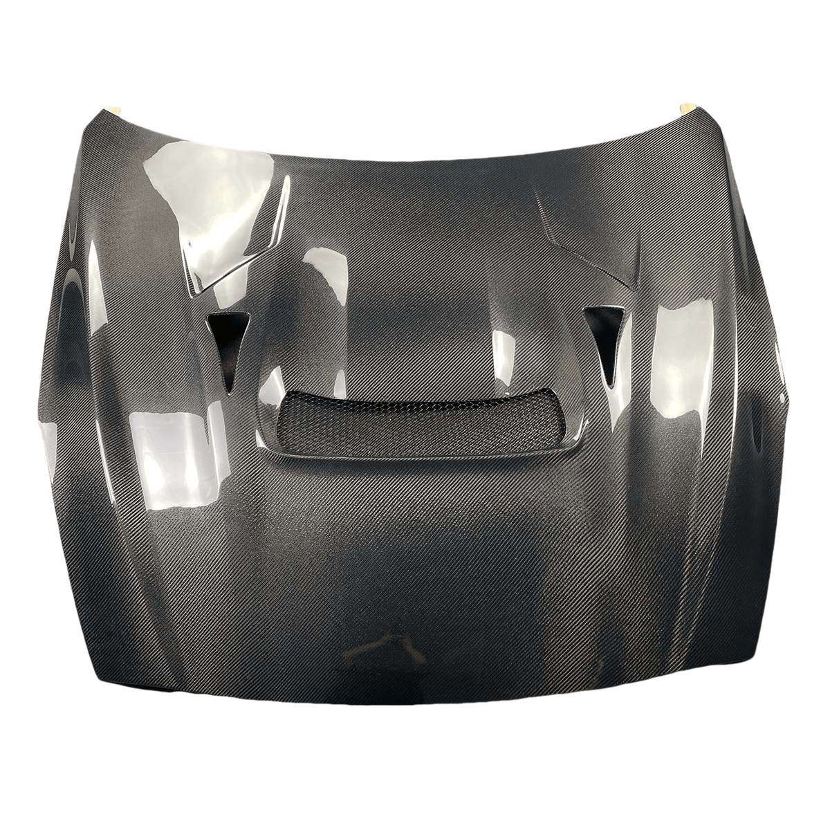 Nissan GTR Nismo Black Edition Track Edition Premium Base 2008 2009 2010 2011 2012 2013 2014 2015 2016 (for installation on 2017 2018 2019 2020 2021 2022 2023 2024 vehicles, 2008 2009 2010 2011 2012 2013 2014 2015 2016 front bumper is recommended) with Aftermarket Parts - VRS Style Hood Carbon Fiber from Aero Republic