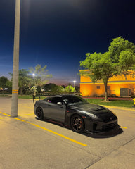 Aero Republic Double-sided Carbon Fiber Hood Bonnet CBA DBA LBV2 Style for GTR R35 2008-2016 - Performance SpeedShop